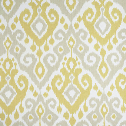 SCHUMACHER  PERENNIAL FAVORITES DEDRA DAMASK   YELLOW , STONE   - 5011761