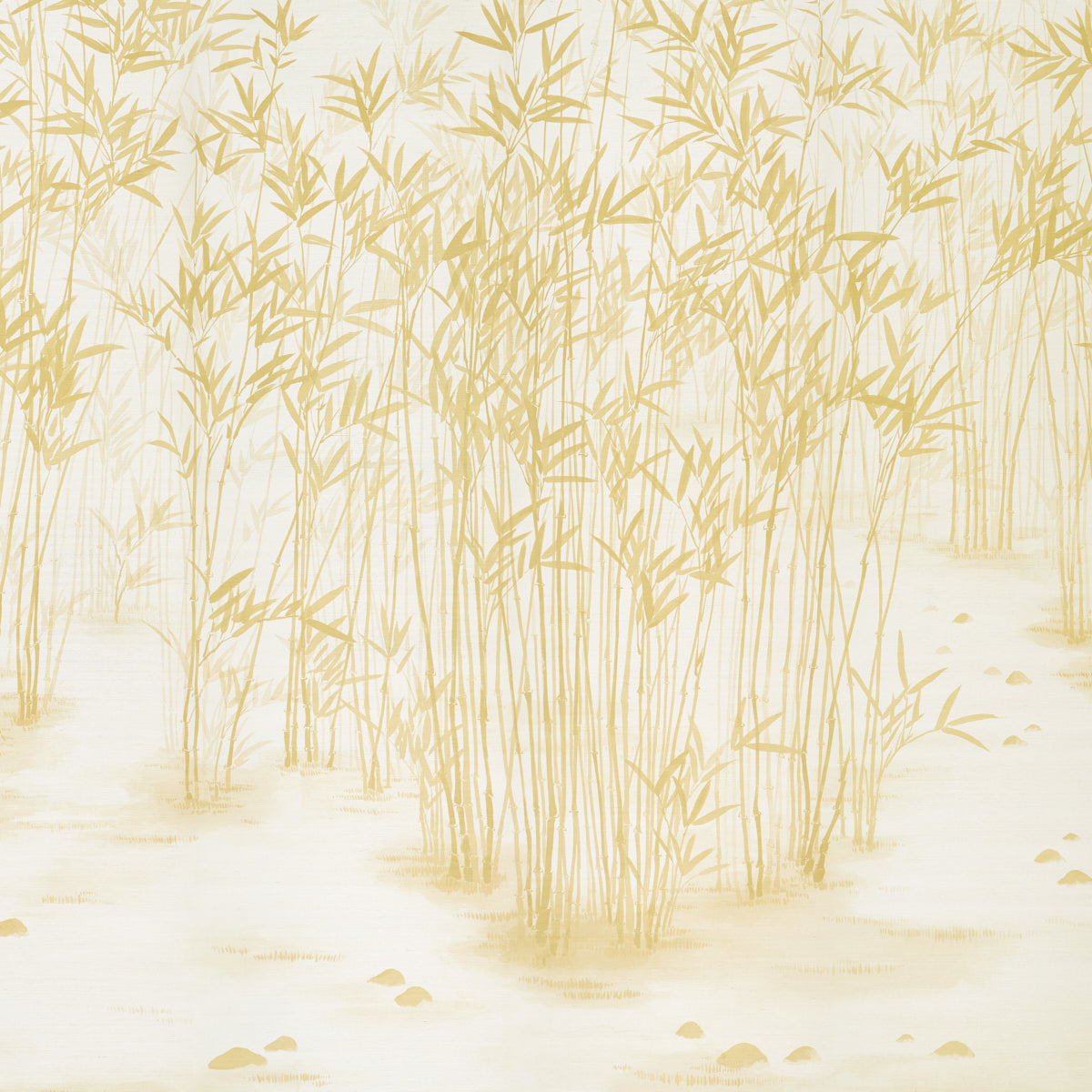 Nature-inspired wall art featuring golden reed grasses with tall slender stalks on a warm beige background.