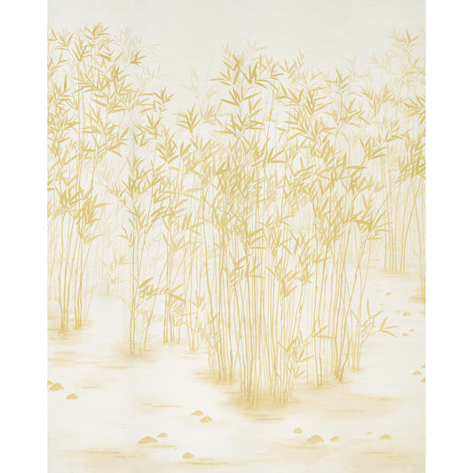 SCHUMACHER  PERENNIAL FAVORITES KANJI SISAL PANEL SET   OCHRE   - 5011781