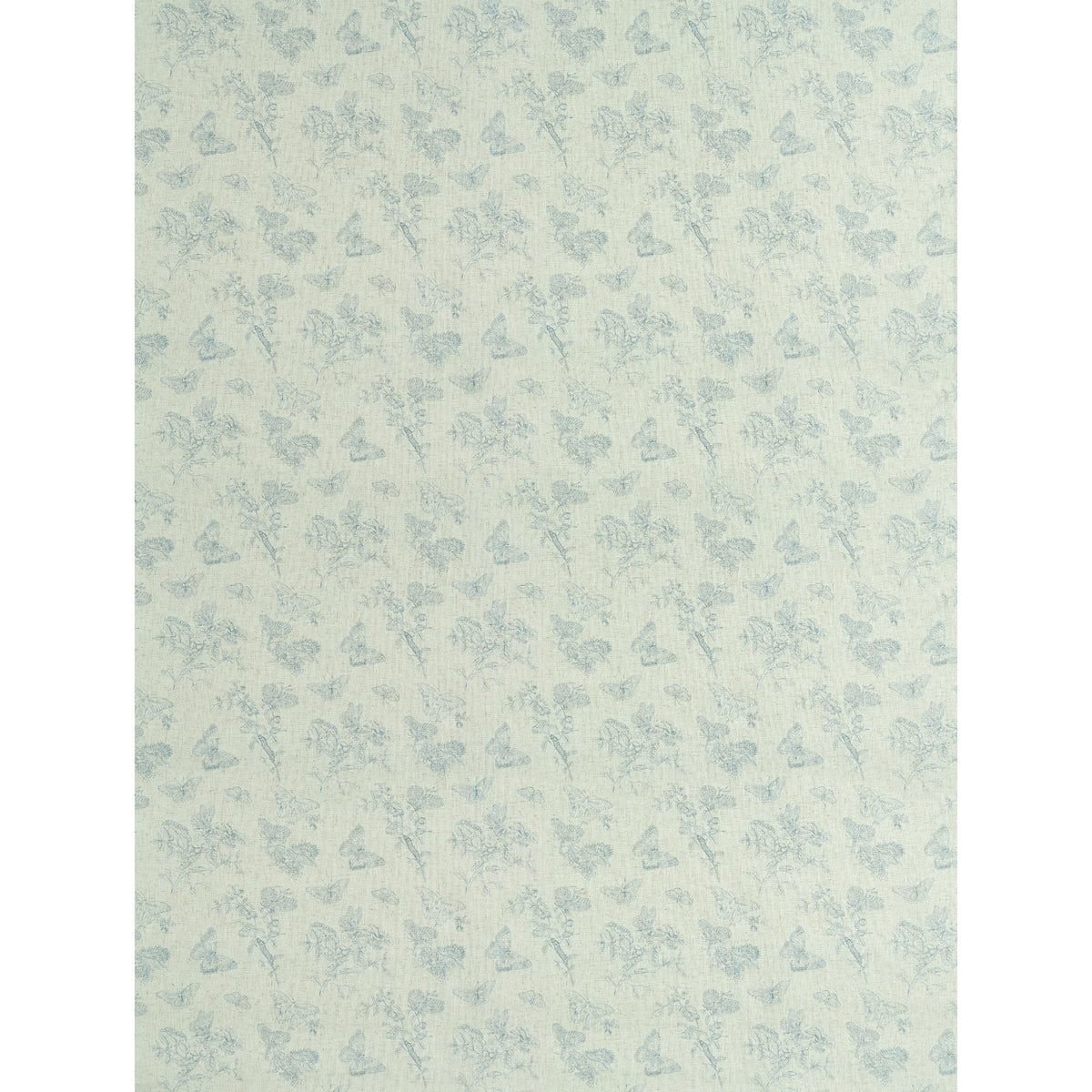 SCHUMACHER  PERENNIAL FAVORITES BAUDIN BUTTERFLY LINEN   BLUE   - 5011831