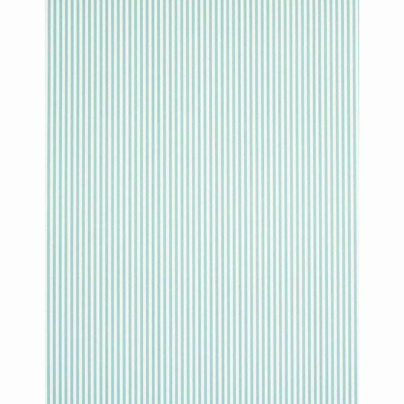 SCHUMACHER  STRIPE WALLCOVERING COLLECTION EDWIN STRIPE NARROW   SEAGLASS   - 5011863
