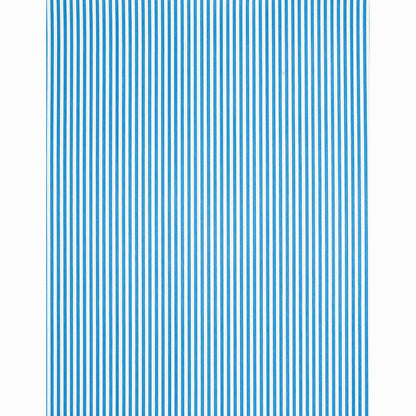 Cobalt and white vertical striped wallpaper with narrow, even stripes; modern decorative wallpaper.