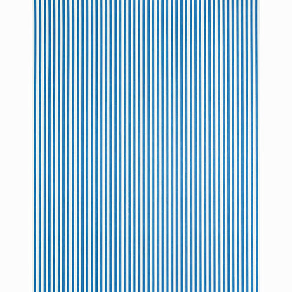 Navy and white narrow vertical striped wallpaper swatch
