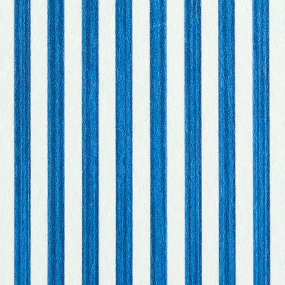 Bold blue vertical stripes on white background, geometric textile-like pattern.