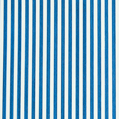 Blue vertical striped wallpaper with alternating light and dark blue stripes