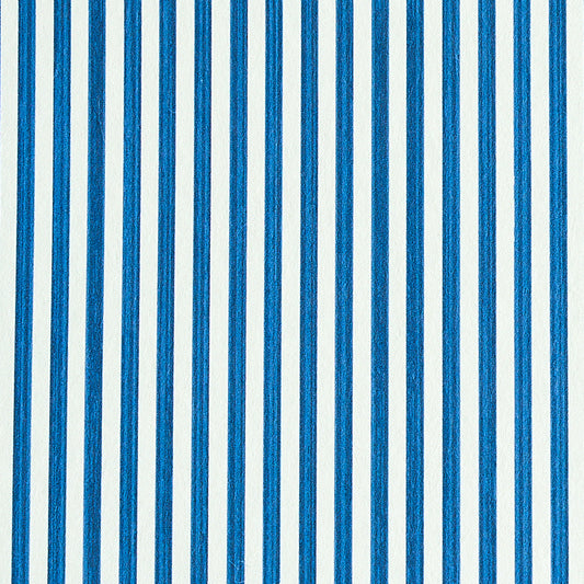 SCHUMACHER  STRIPE WALLCOVERING COLLECTION EDWIN STRIPE NARROW   NAVY   - 5011867
