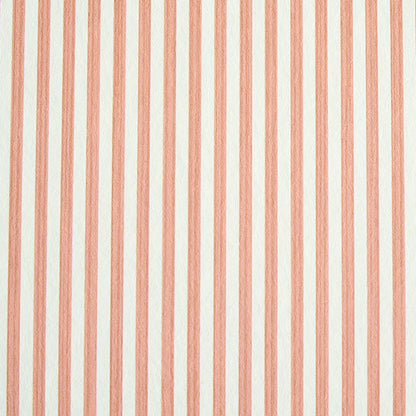 Peach and cream vertical stripes with subtle texture.
