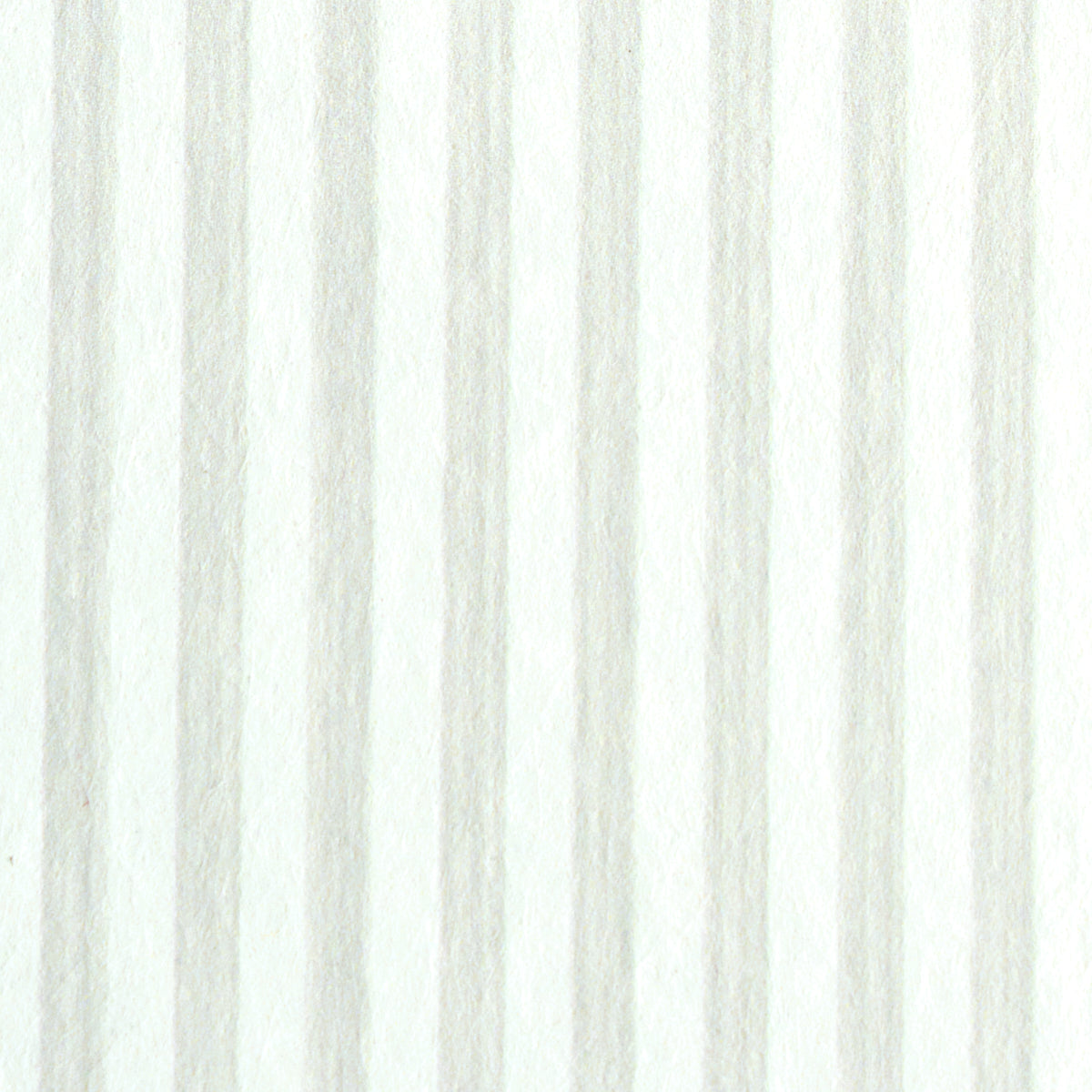 White ribbed wallpaper with subtle vertical light-gray stripes.