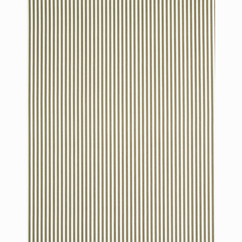 SCHUMACHER  STRIPE WALLCOVERING COLLECTION EDWIN STRIPE NARROW   MUSHROOM   - 5011879