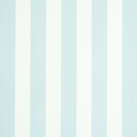 SCHUMACHER  STRIPE WALLCOVERING COLLECTION EDWIN STRIPE MEDIUM   SKY   - 5011880