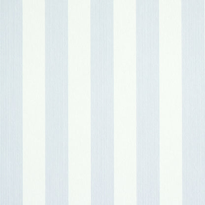 Vertical light blue and cream striped fabric pattern with subtle texture.