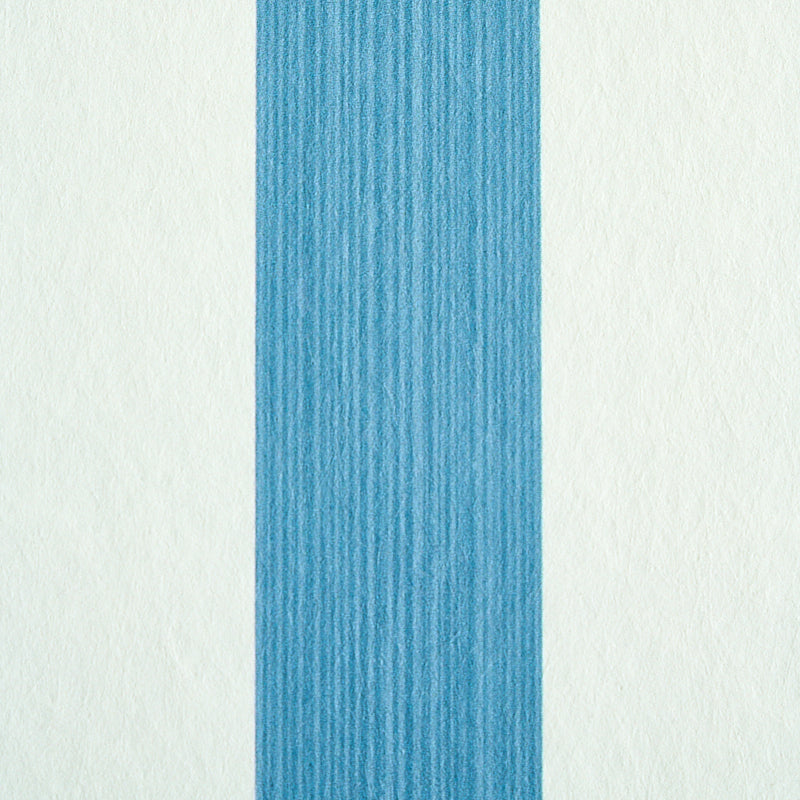 SCHUMACHER  STRIPE WALLCOVERING COLLECTION EDWIN STRIPE MEDIUM   OCEAN   - 5011884