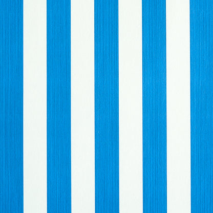 SCHUMACHER  STRIPE WALLCOVERING COLLECTION EDWIN STRIPE MEDIUM   COBALT   - 5011886