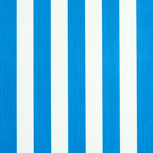 SCHUMACHER  STRIPE WALLCOVERING COLLECTION EDWIN STRIPE MEDIUM   COBALT   - 5011886