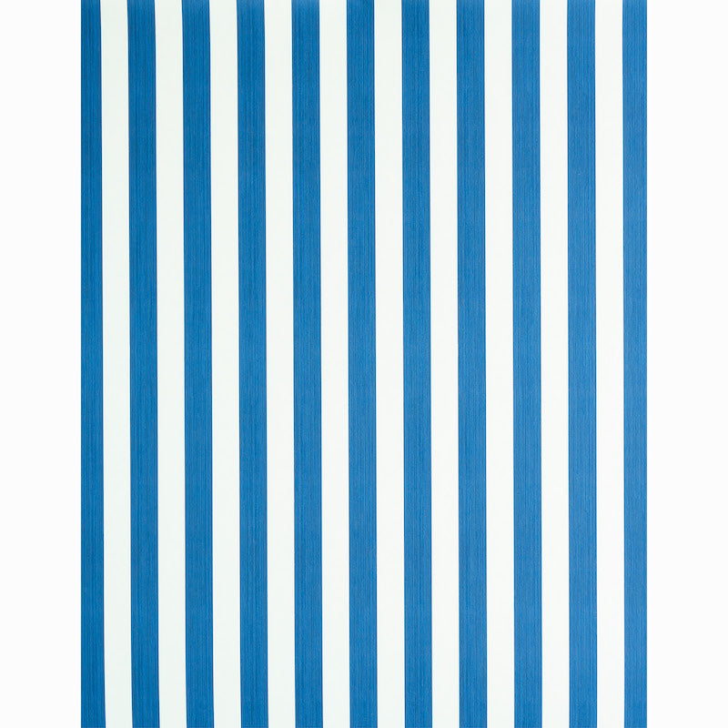 Blue vertical stripes on white background; bold, evenly spaced pattern.