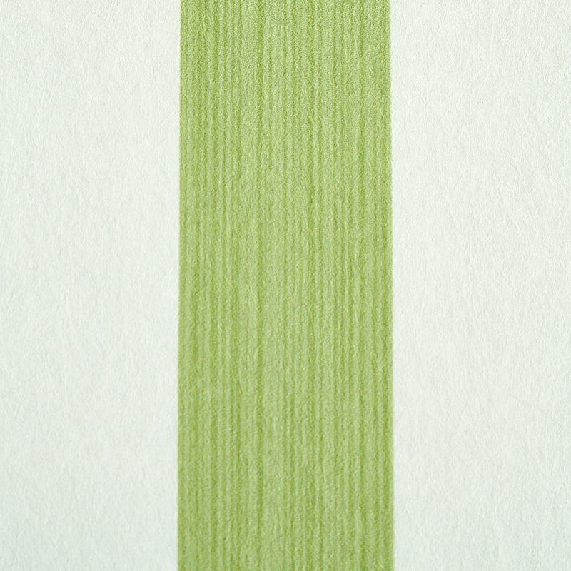 SCHUMACHER  STRIPE WALLCOVERING COLLECTION EDWIN STRIPE MEDIUM   LEAF   - 5011889