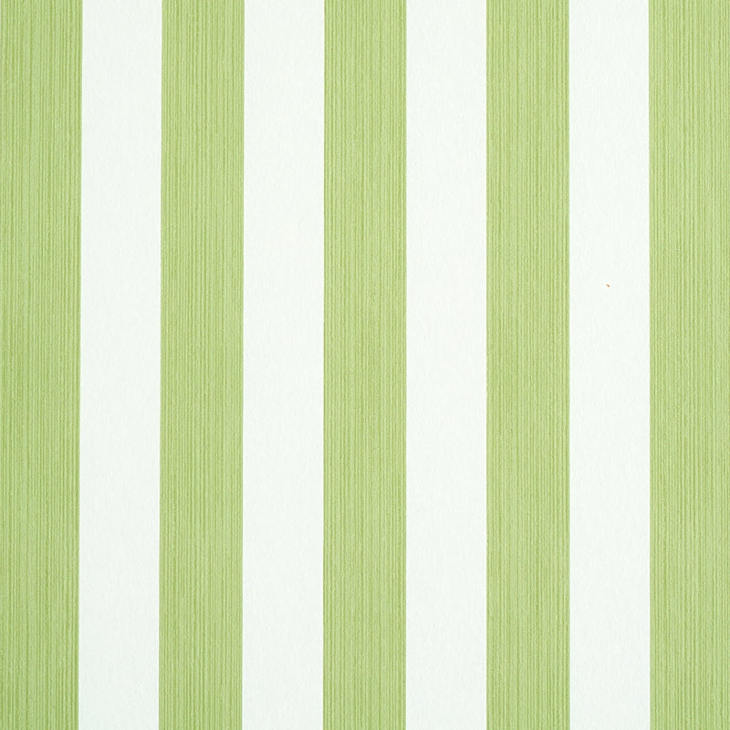SCHUMACHER  STRIPE WALLCOVERING COLLECTION EDWIN STRIPE MEDIUM   LEAF   - 5011889