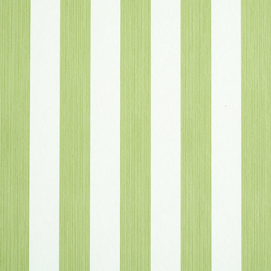SCHUMACHER  STRIPE WALLCOVERING COLLECTION EDWIN STRIPE MEDIUM   LEAF   - 5011889