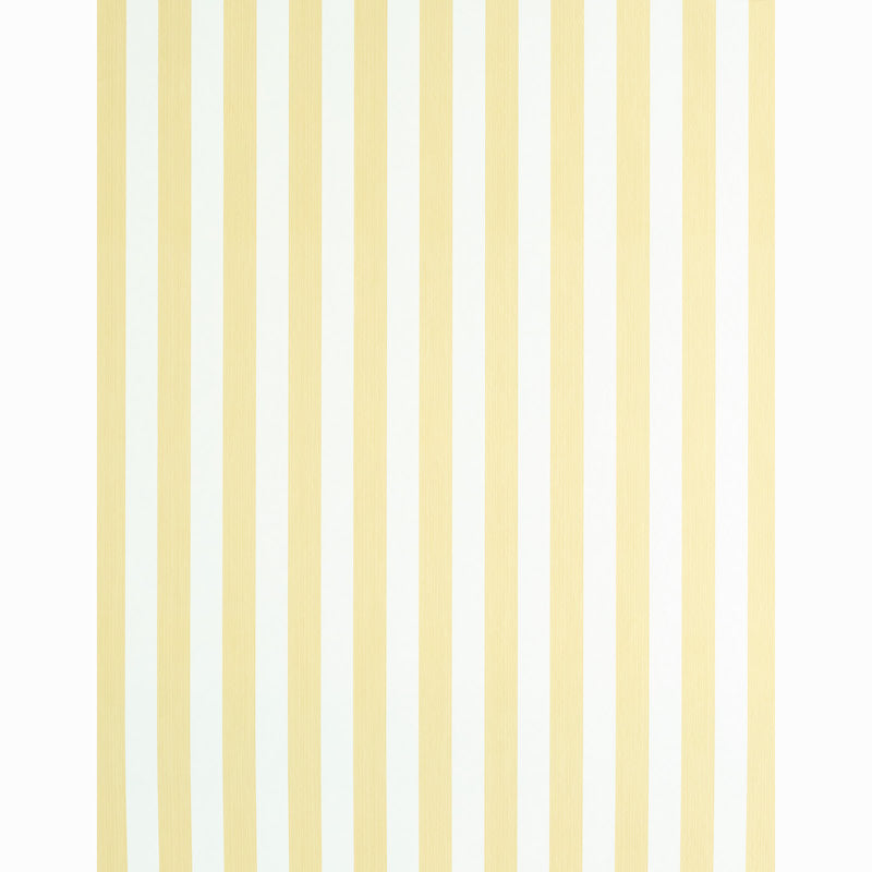 SCHUMACHER  STRIPE WALLCOVERING COLLECTION EDWIN STRIPE MEDIUM   BUTTERCUP   - 5011890