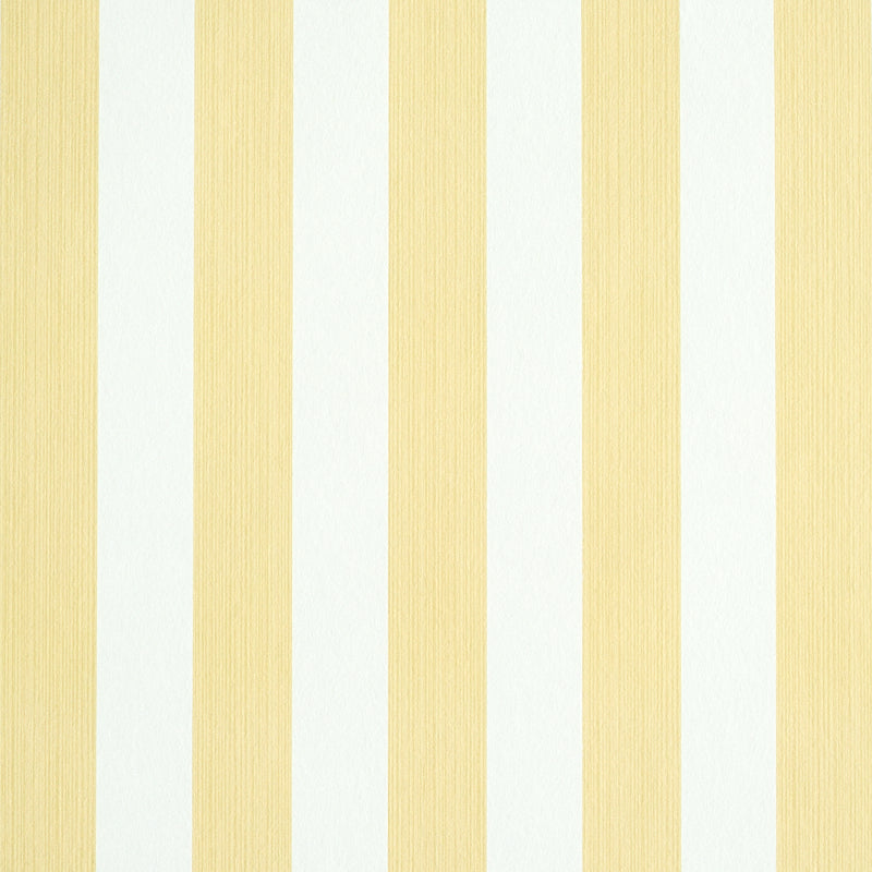 SCHUMACHER  STRIPE WALLCOVERING COLLECTION EDWIN STRIPE MEDIUM   BUTTERCUP   - 5011890