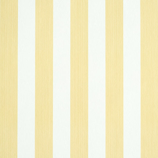 SCHUMACHER  STRIPE WALLCOVERING COLLECTION EDWIN STRIPE MEDIUM   BUTTERCUP   - 5011890