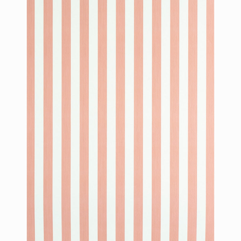 SCHUMACHER  STRIPE WALLCOVERING COLLECTION EDWIN STRIPE MEDIUM   PINK   - 5011895