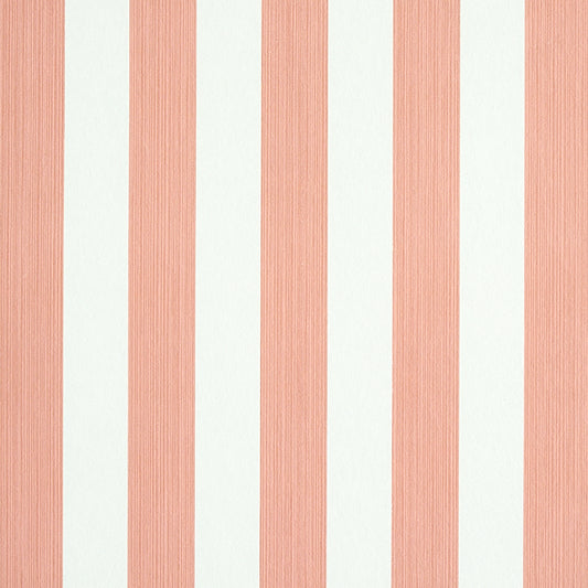 SCHUMACHER  STRIPE WALLCOVERING COLLECTION EDWIN STRIPE MEDIUM   PINK   - 5011895