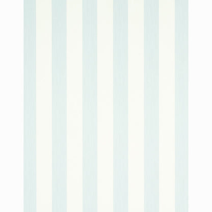 Soft blue and white vertical stripe wallpaper pattern.