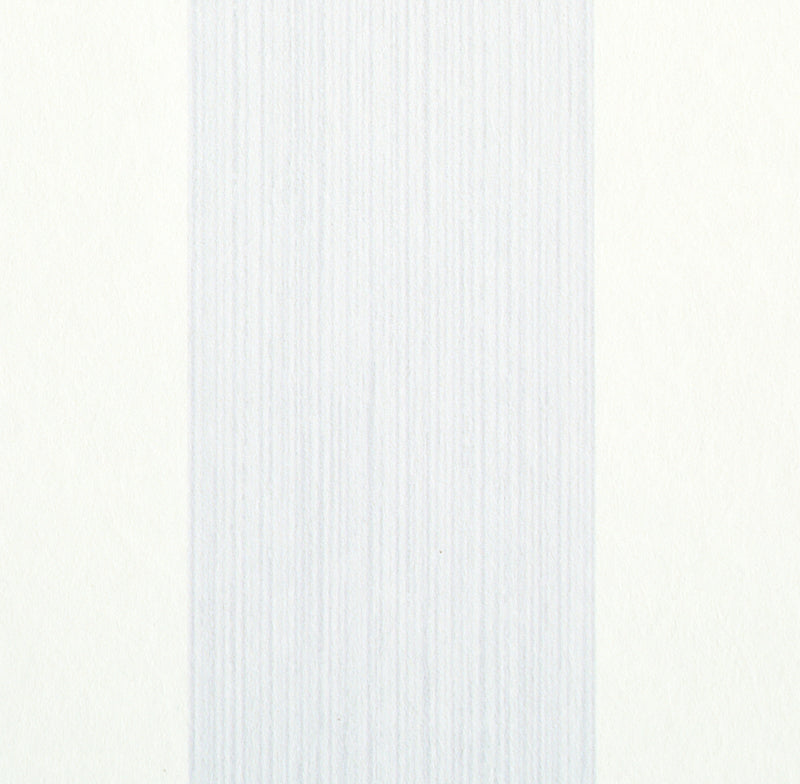 Lavender wide stripe wallcovering with subtle texture on white background.