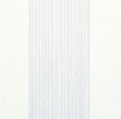 Lavender wide stripe wallcovering with subtle texture on white background.