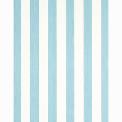 Vertical pale blue stripes on white background, subtle wood-grain texture.