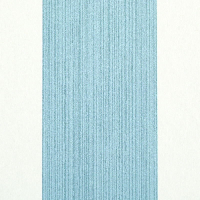 Pale blue vertical stripe with wood grain texture on white background.
