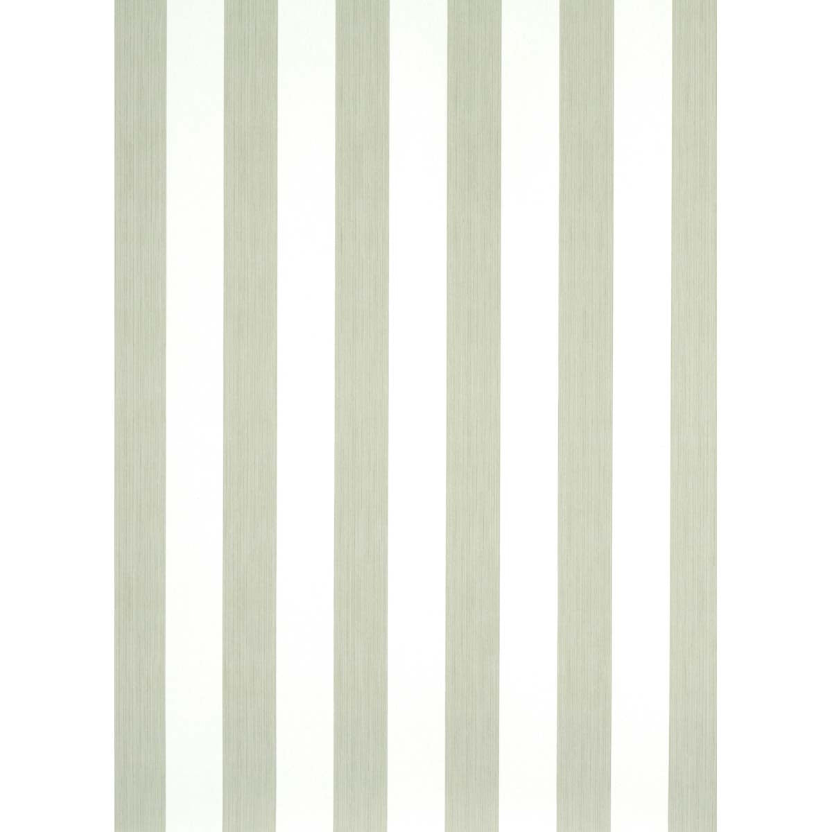 Vertical pale sage green & white striped wallpaper pattern.