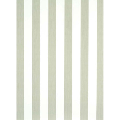 Vertical pale sage green & white striped wallpaper pattern.