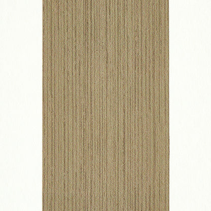 Wallpaper with wide mushroom-colored stripes.