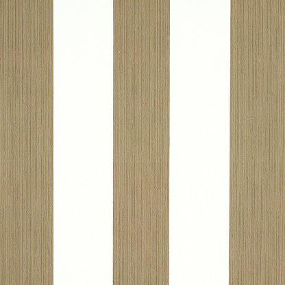 Tan woodgrain wallpaper with white vertical stripes, modern rustic design.