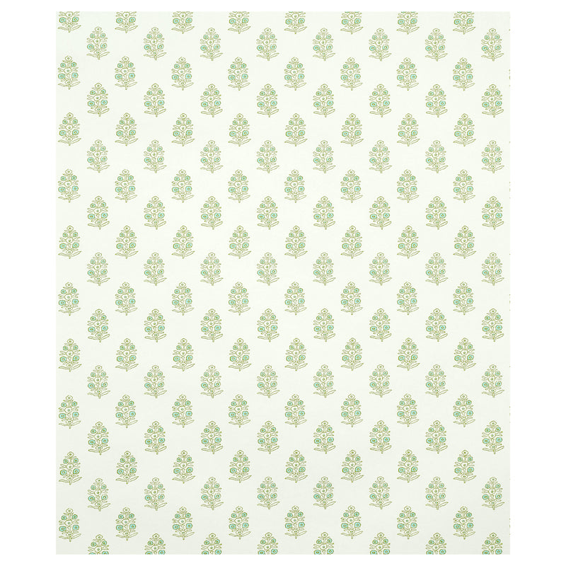 SCHUMACHER WALLCOVERING  JACARANDA ADITI   GREEN   - 5011931