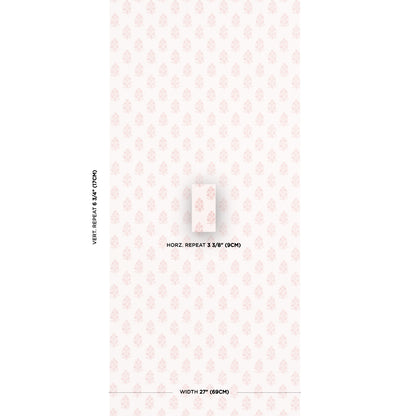 SCHUMACHER WALLCOVERING  JACARANDA ADITI   BLUSH   - 5011935