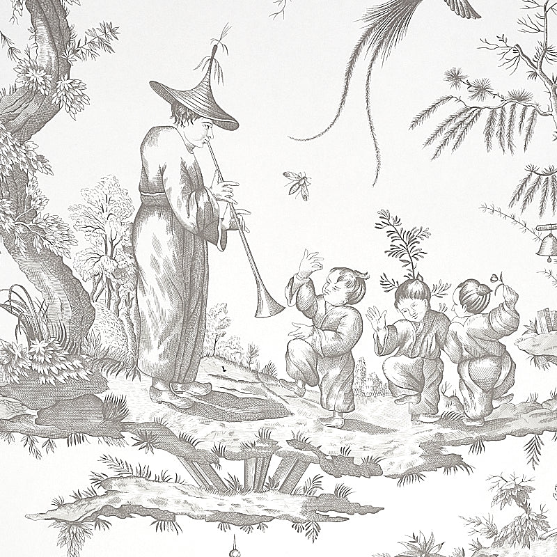 SCHUMACHER  SIGNATURE SCHUMACHER SHENGYOU TOILE   DRIFTWOOD   - 5012050