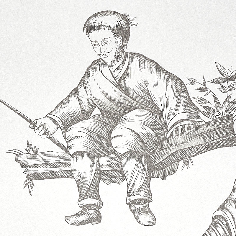 SCHUMACHER  SIGNATURE SCHUMACHER SHENGYOU TOILE   DRIFTWOOD   - 5012050