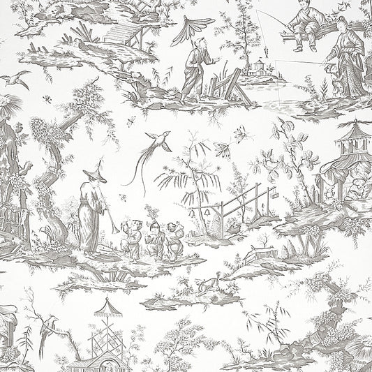 SCHUMACHER  SIGNATURE SCHUMACHER SHENGYOU TOILE   DRIFTWOOD   - 5012050
