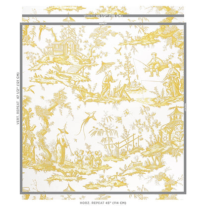 SCHUMACHER  SIGNATURE SCHUMACHER SHENGYOU TOILE   YELLOW   - 5012051