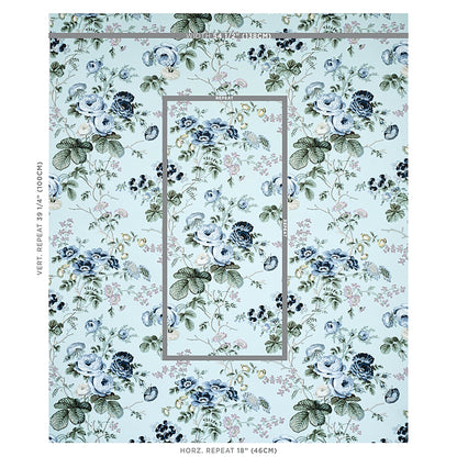 SCHUMACHER WALLCOVERING  SIGNATURE SCHUMACHER WALLCOVERING SALISBURY   CELADON   - 5012060