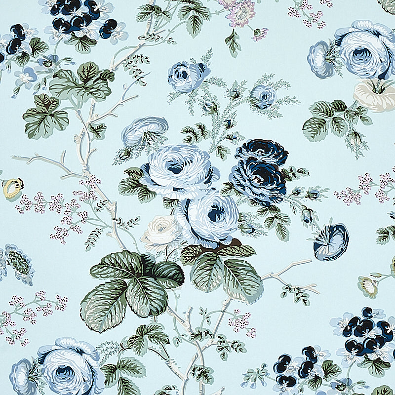 SCHUMACHER WALLCOVERING  SIGNATURE SCHUMACHER WALLCOVERING SALISBURY   CELADON   - 5012060