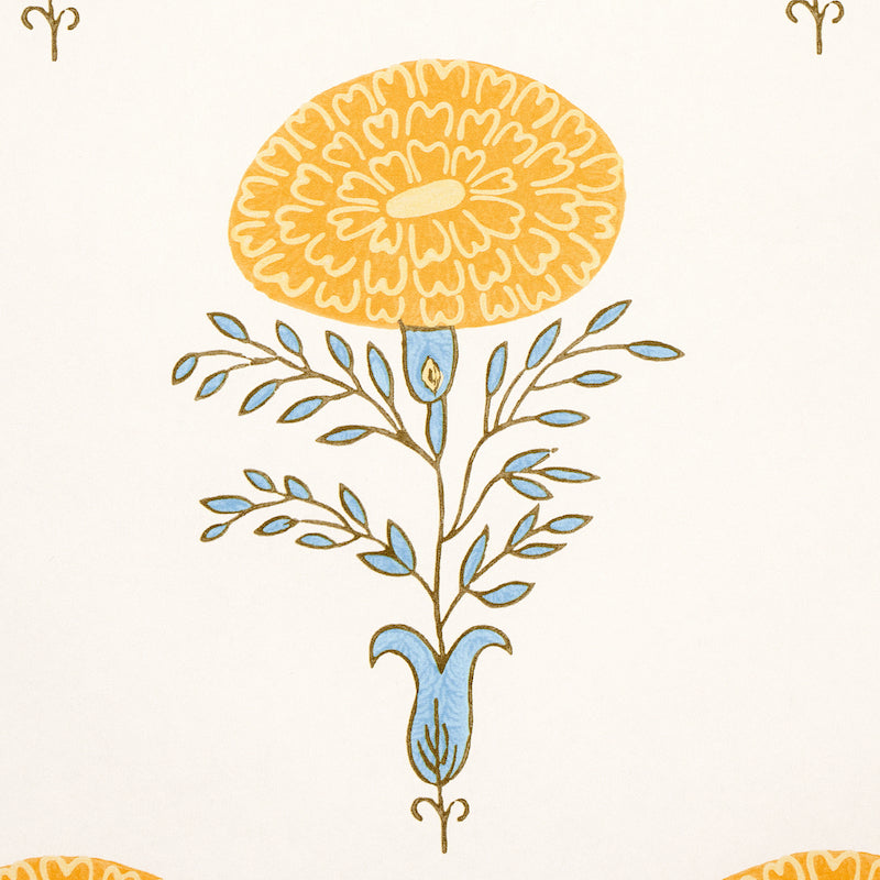 SCHUMACHER WALLCOVERING  MOLLY MAHON MARIGOLD   YELLOW   - 5012071