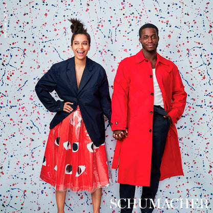 SCHUMACHER  PORTER TELEO INK SPLASH   RED , BLUE   - 5012180