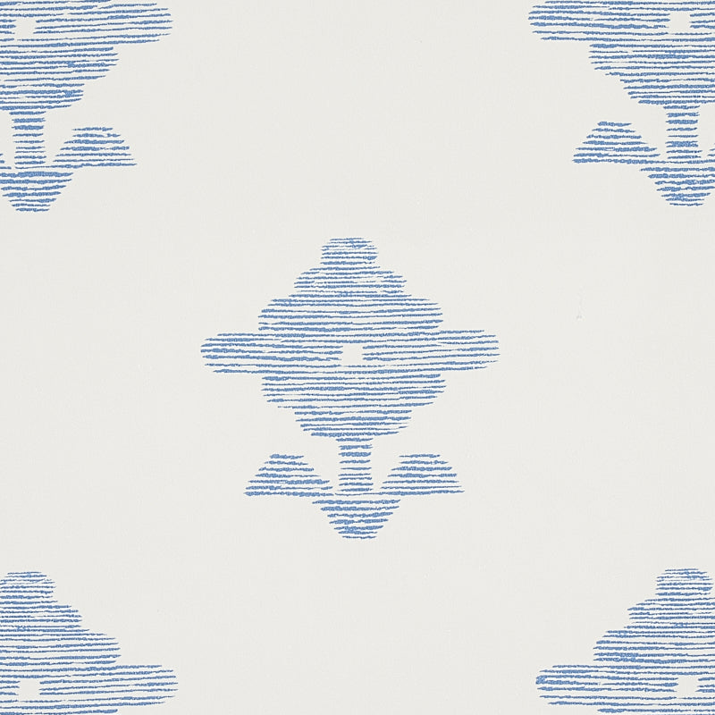 SCHUMACHER WALLCOVERING  East Meets West RUBIA   BLUE   - 5012220