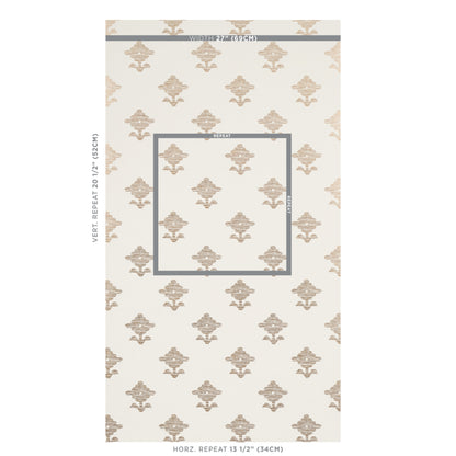 SCHUMACHER WALLCOVERING  East Meets West RUBIA   IVORY   - 5012221