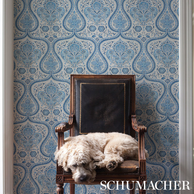 SCHUMACHER  EAST MEETS WEST PAISLEY COURT   BLUE   - 5012270