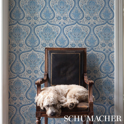 SCHUMACHER  EAST MEETS WEST PAISLEY COURT   BLUE   - 5012270